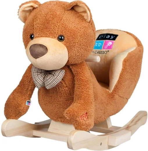 Orsetto a dondolo in peluche con suoni PlayTo, marrone