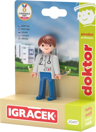 Efko Igráček set professione dottore, personaggio con accessori