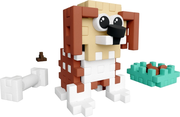 Dolce beagle con accessori per il gioco narrativo