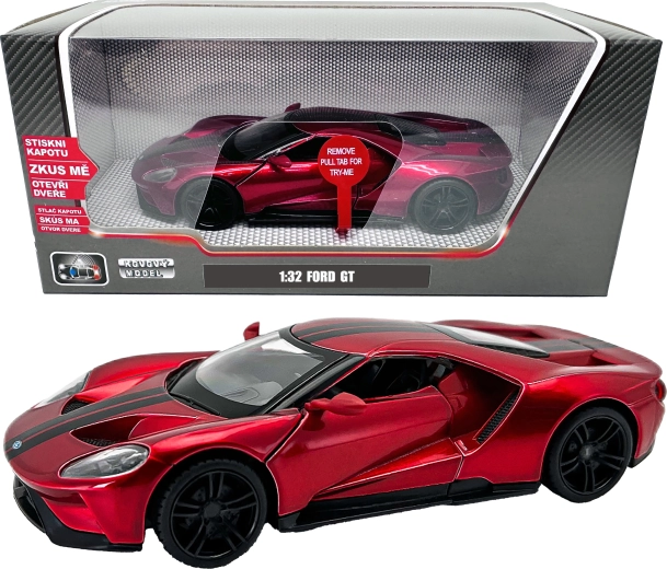 Modello in metallo Ford GT 2017 in scala 1:32 con luci e suoni