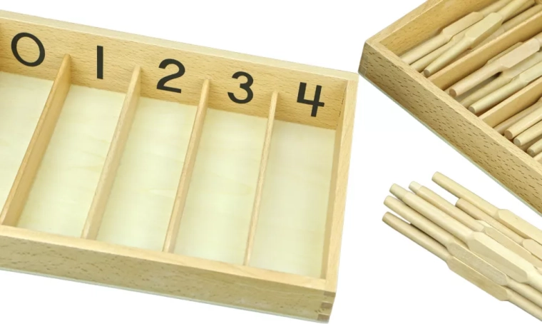 Realizzazione in legno per l'apprendimento quotidiano