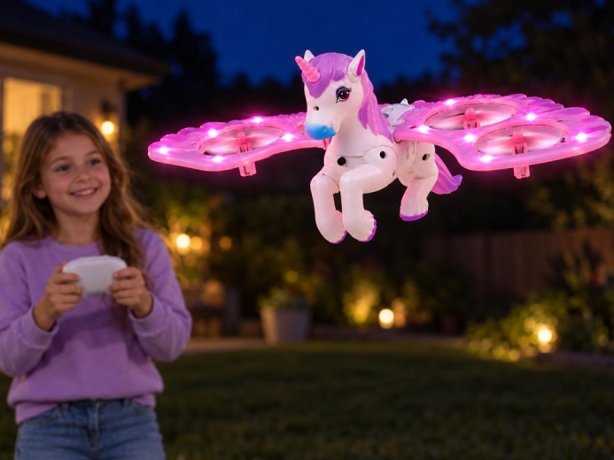 Ali illuminate di rosa