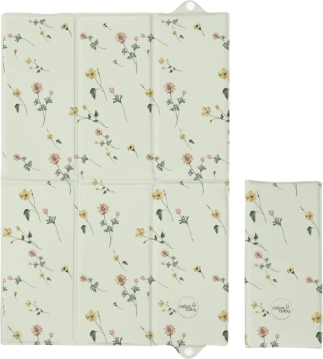 Ceba Baby fasciatoio da viaggio pieghevole Basic floral breeze 60 × 40 cm