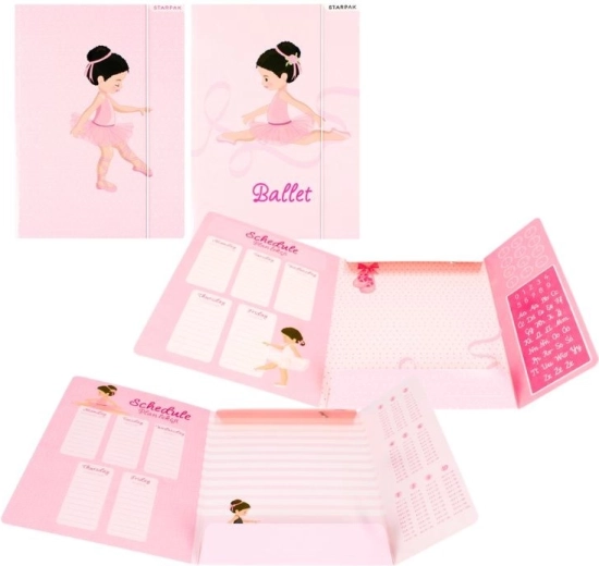 Cartelline per quaderni A4 con elastico ballerina - 1 pezzo