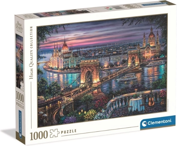 Puzzle Clementoni High Quality Luci del Danubio 1000 pezzi
