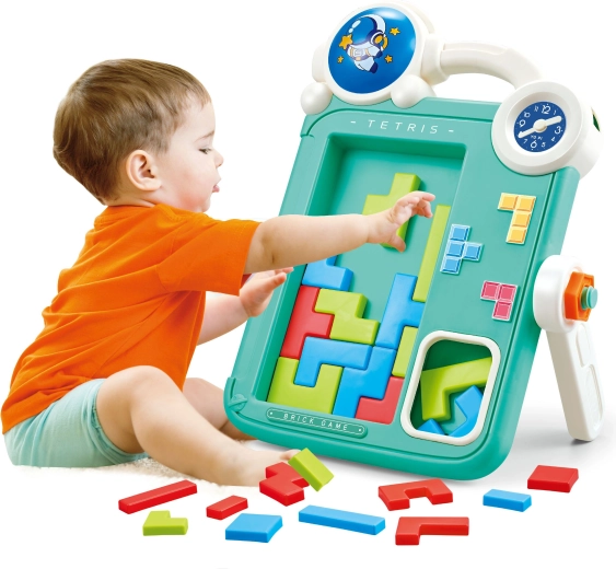 Divertente composizione dei pezzi di Tetris