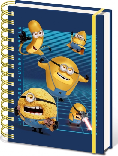 Taccuino ad anelli A5 2024 con tema Minions