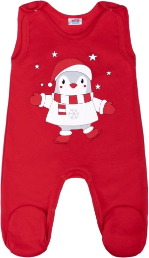 Tutina in cotone New Baby Winter Penguin 80 (9–12 mesi)
