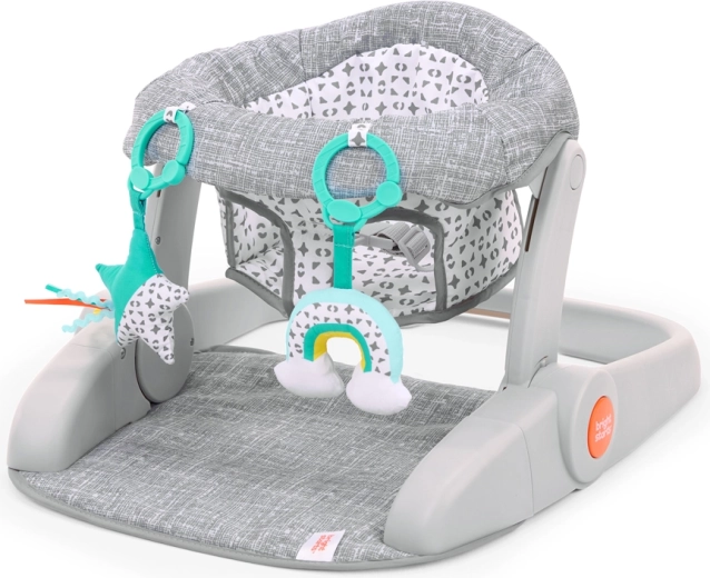 Bright Starts seduta educativa con giocattoli Learn-to-Sit Grey