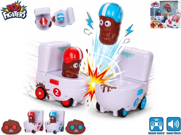Sfida RC dei WC Poo Fighters con effetti sonori