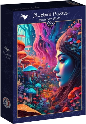 Puzzle Mondo dei funghi 500 pezzi BLUEBIRD