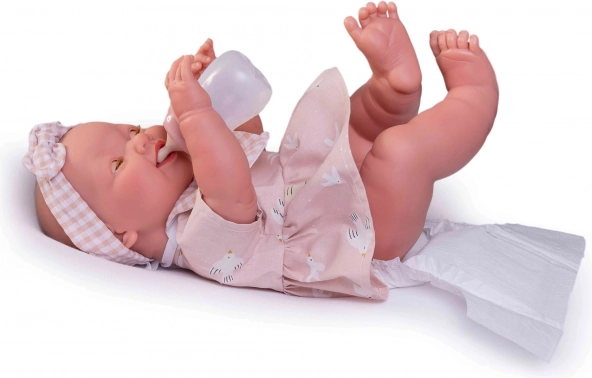 Neonata realistica interamente in vinile