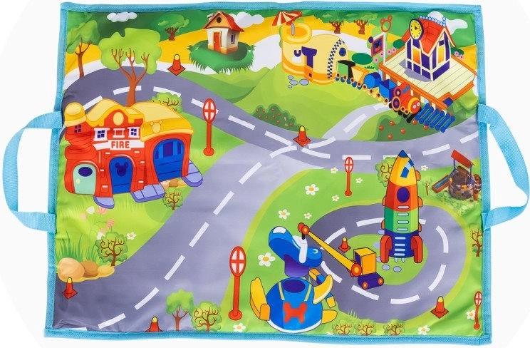 Tappetino gioco con mappa stradale