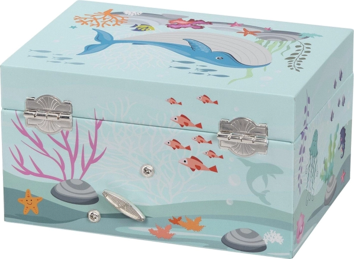 Portagioie robusto con decorazioni a tema marino