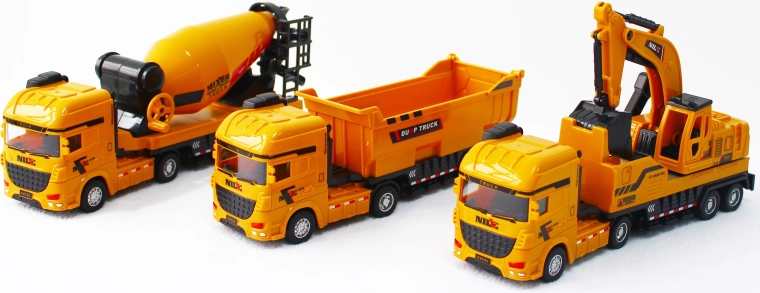 Camion da costruzione per bambini – 3 tipi