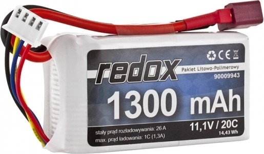 Batteria LiPo Redox 11,1 V 1300 mAh 20C