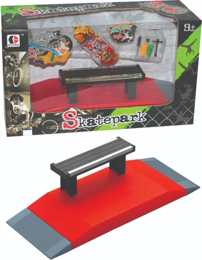 Skatepark SKATEPARK pro per fingerboard con panchina