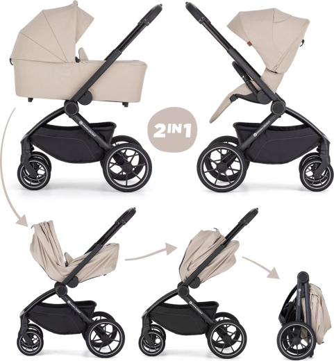 Petite&Mars passeggino combinato Scout 2in1 soft mousse