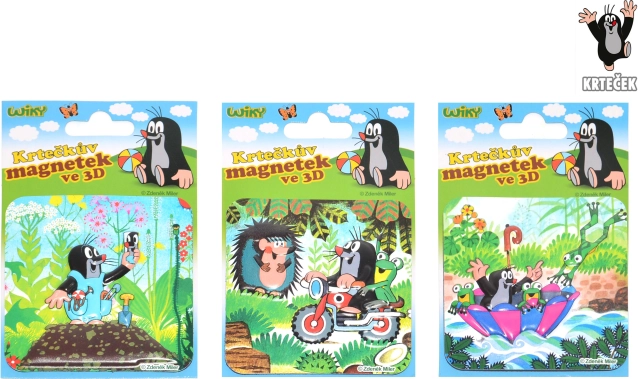 Magnete 3D Krtek plastico