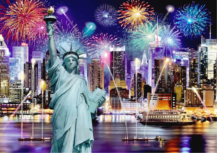 Suggestivo tema della New York notturna