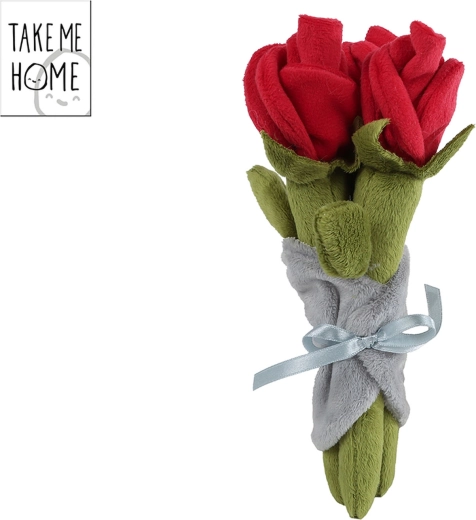 Mazzo di rose rosse di peluche Take Me Home 22 cm