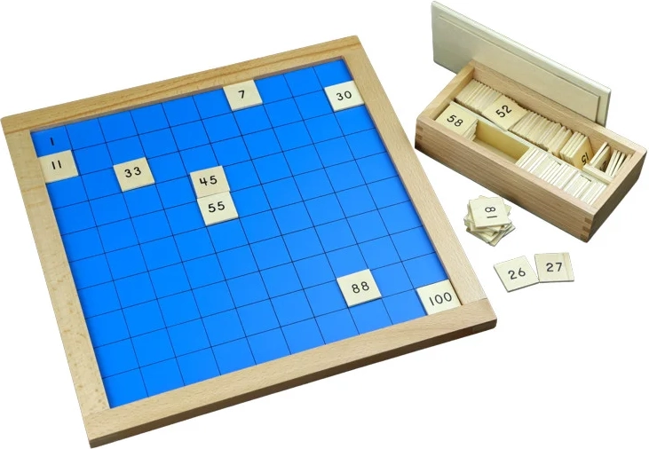Tavola del cento Montessori Moyo