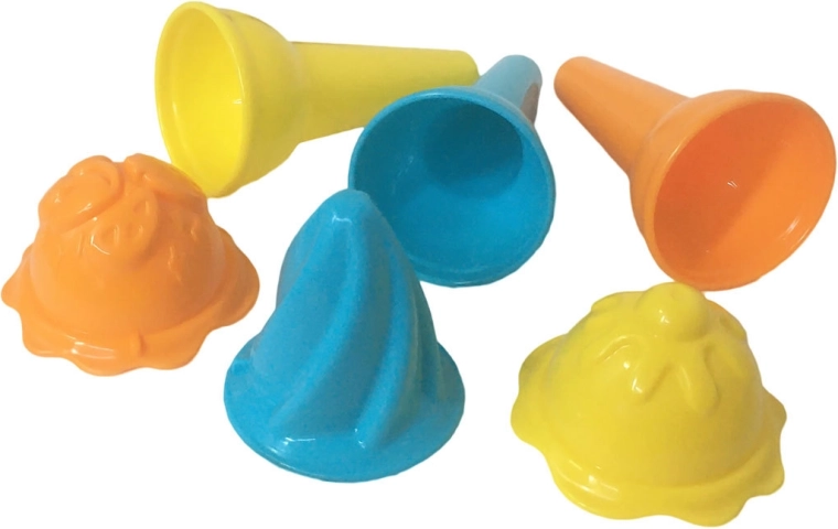 Formine per la sabbia gelato – set di 3 coni