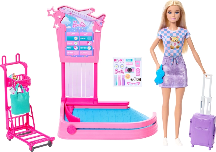 Bambola Barbie “Malibu” pronta a partire