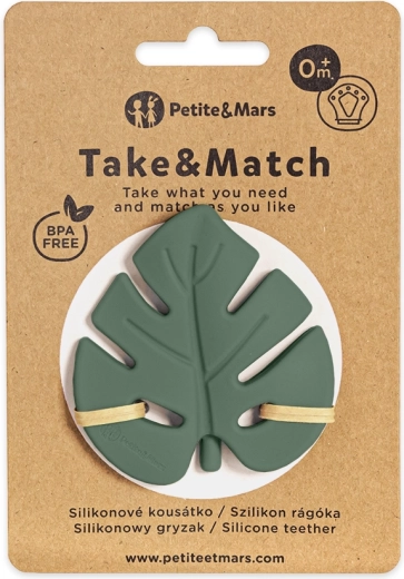 Petite&Mars massaggiagengive in silicone Take&Match misty green