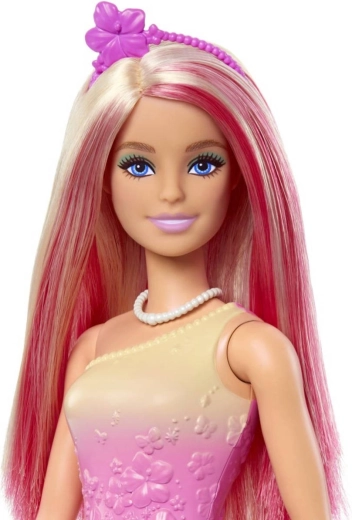 Capelli lunghi con mèches per pettinare e fare styling