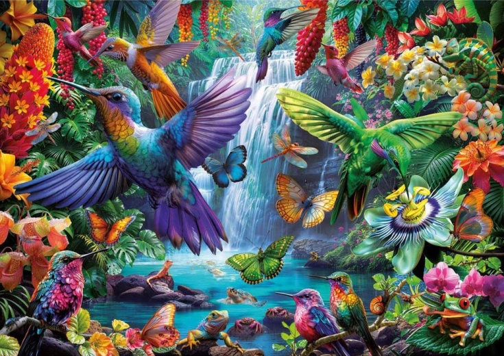 Puzzle Colibrì tropicali 1000 pezzi EDUCA