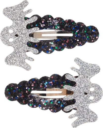 Souza! mollette per capelli con fantasmi argentati, 2 pezzi
