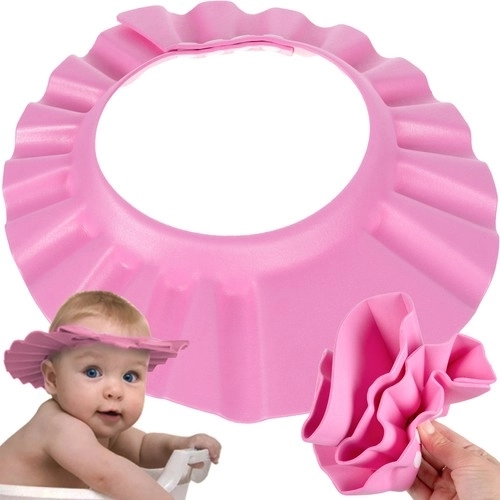 Visiera da bagno per bambini – rosa