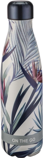 Thermos in plastica 0,5 l con motivo foglie