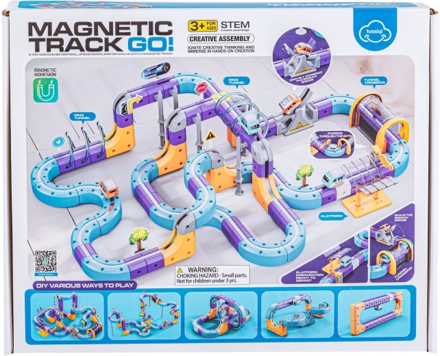 Gioco STEM con pista magnetica