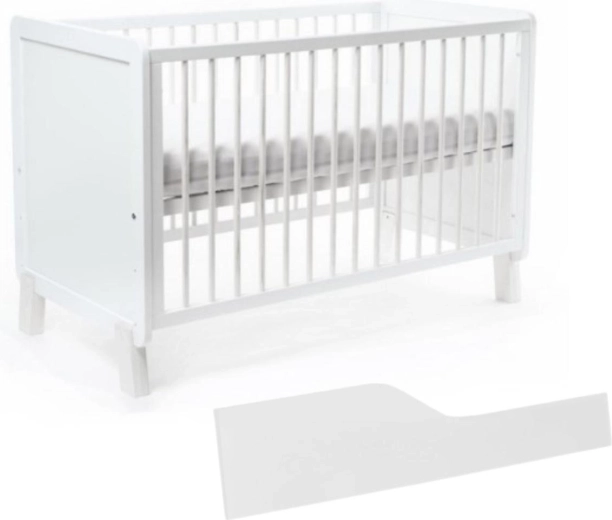 Lettino per bambini NANNA Niko bianco 120 × 60 cm