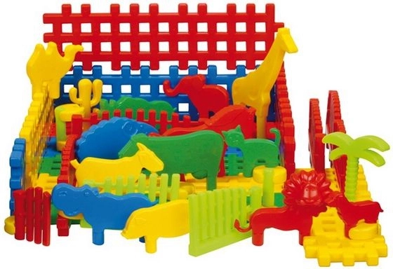 Set di costruzioni Animali del mondo – grande set