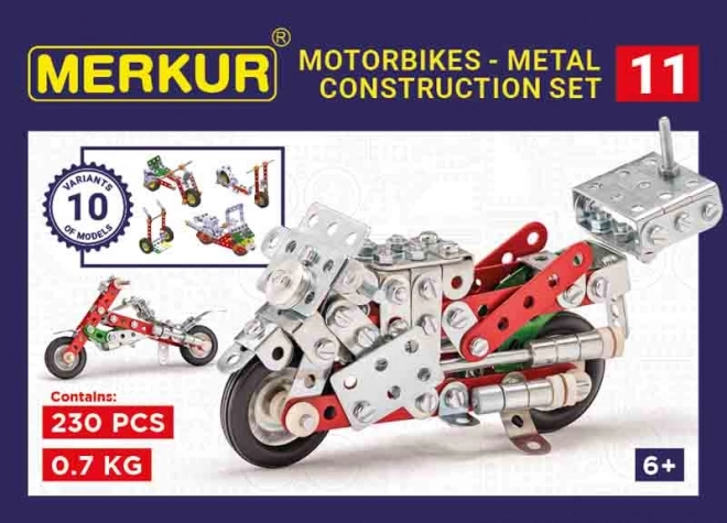 Set Costruzioni Merkur Motocicletta 10 modelli
