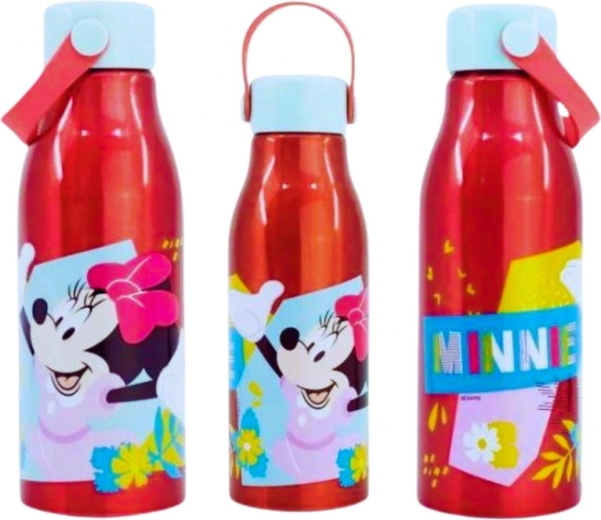 Bottiglia in alluminio Minnie con laccetto in silicone 760 ml