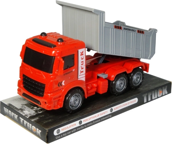 Camion ribaltabile rosso