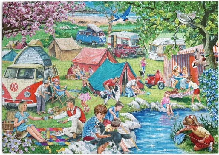 Puzzle Campeggio 1000 pezzi