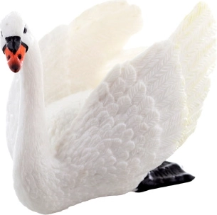 Figura in plastica cigno 8 cm