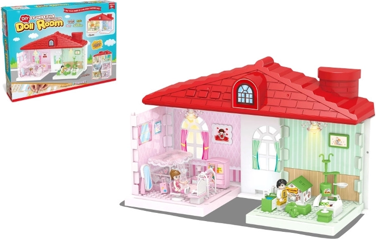 Casetta di plastica con luce e suono con accessori