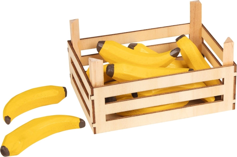 Cassettina con banane (set in legno)