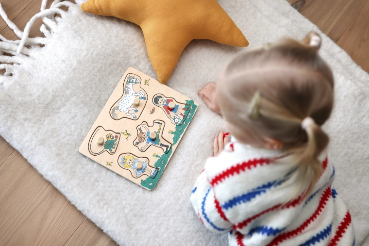 Puzzle in legno con motivo Hello Kitty