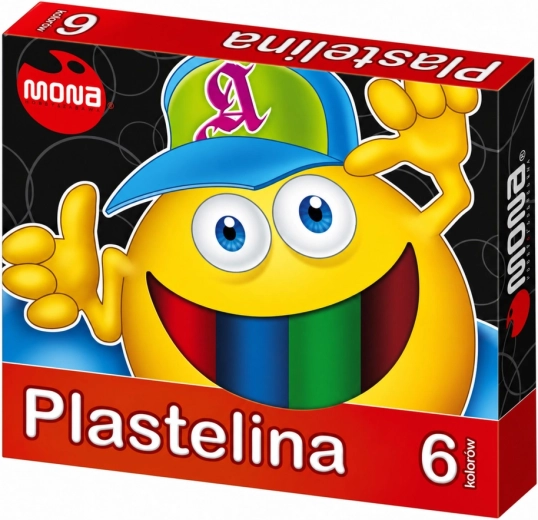 Plastilina scolastica MONA 6 colori