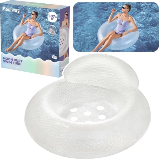 Bestway Moon Dust swim tube ciambella gonfiabile da acqua con sedile