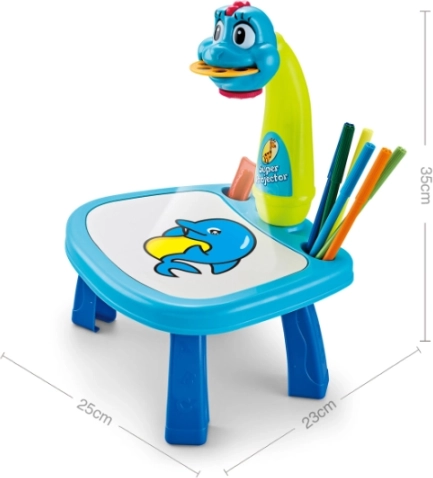 Tavolino a forma di dinosauro