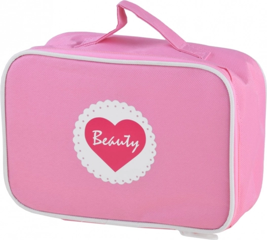 Pratica valigetta rosa con zip
