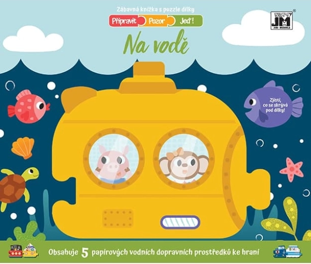 Pronti, attenti, via! sull’acqua – libro interattivo con pezzi removibili